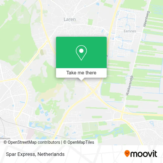 Spar Express map