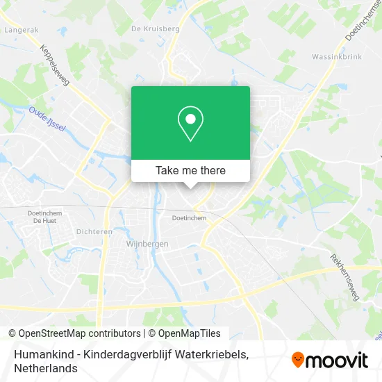 Humankind - Kinderdagverblijf Waterkriebels map