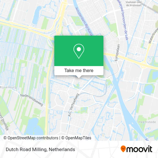 Dutch Road Milling map