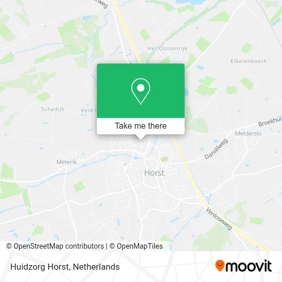 Huidzorg Horst map