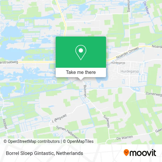 Borrel Sloep Gintastic map