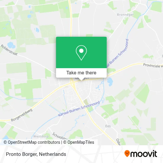 Pronto Borger map