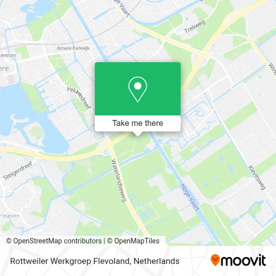 Rottweiler Werkgroep Flevoland map