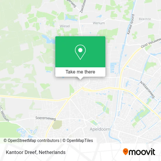 Kantoor Dreef map