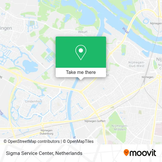 Sigma Service Center Karte