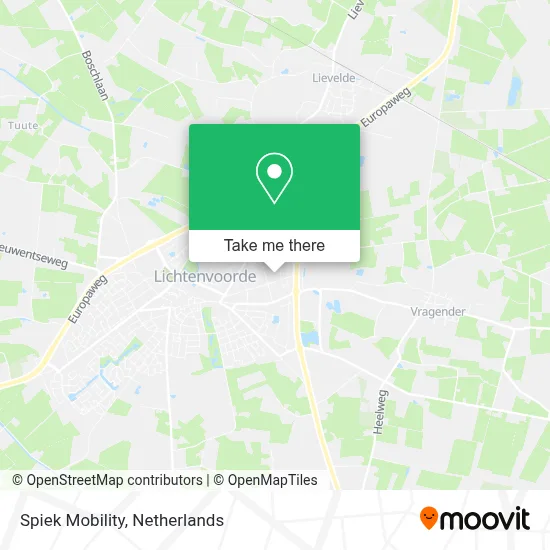 Spiek Mobility map