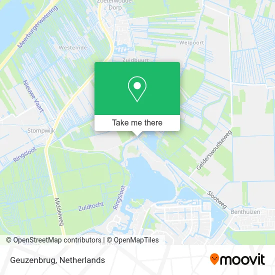 Geuzenbrug map