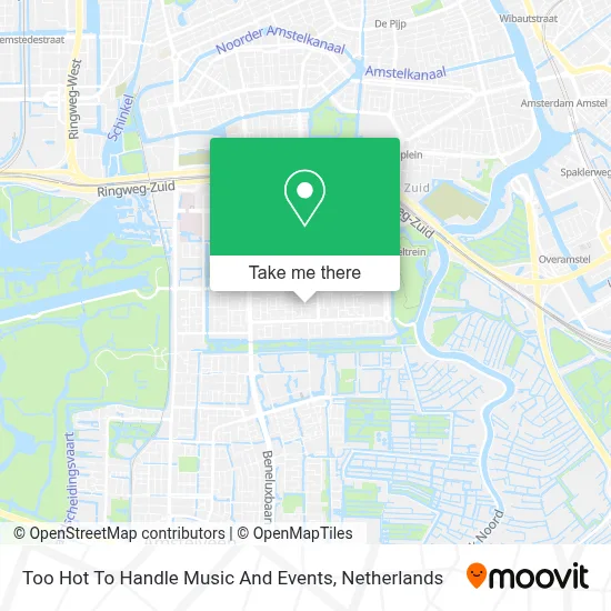 Too Hot To Handle Music And Events map