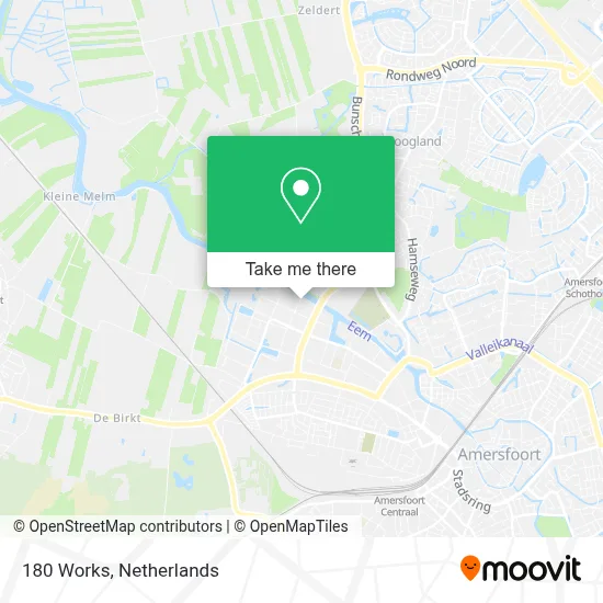 180 Works map