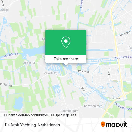 De Drait Yachting map