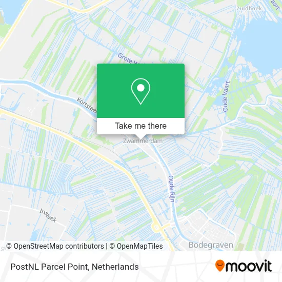 Postnl Pakketpunt map