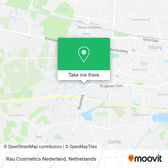 Rau Cosmetics Nederland map