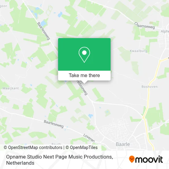 Opname Studio Next Page Music Productions map