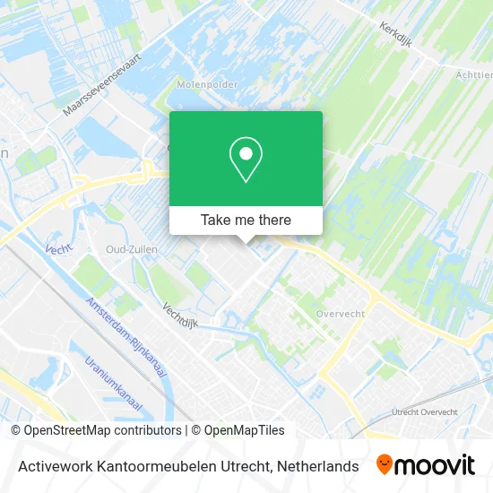 Activework Kantoormeubelen Utrecht map