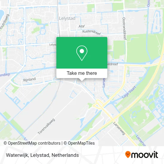 Waterwijk, Lelystad map