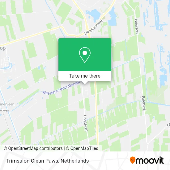 Trimsalon Clean Paws map