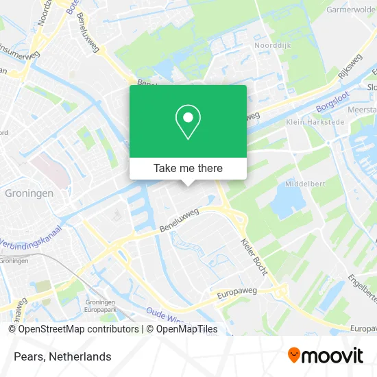 Pears map