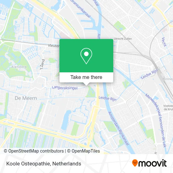 Koole Osteopathie map