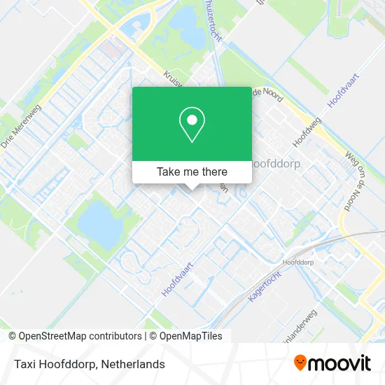 Taxi Hoofddorp map