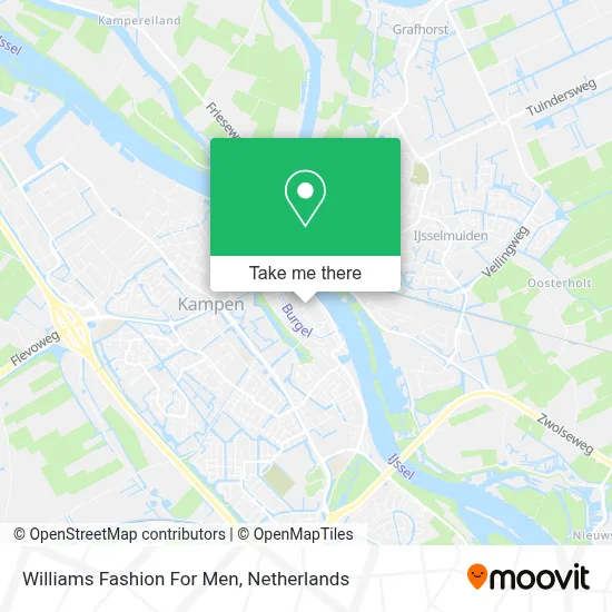 Williams Fashion For Men map