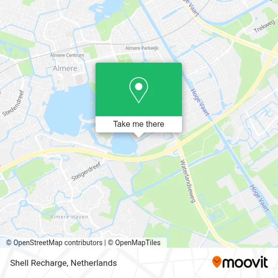 Shell Recharge map