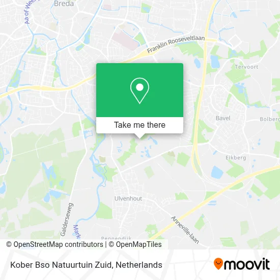 Kober Bso Natuurtuin Zuid map
