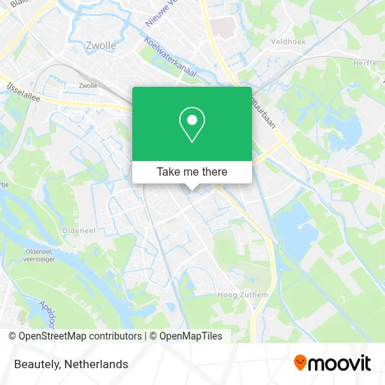 Beautely map