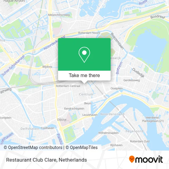 Restaurant Club Clare map