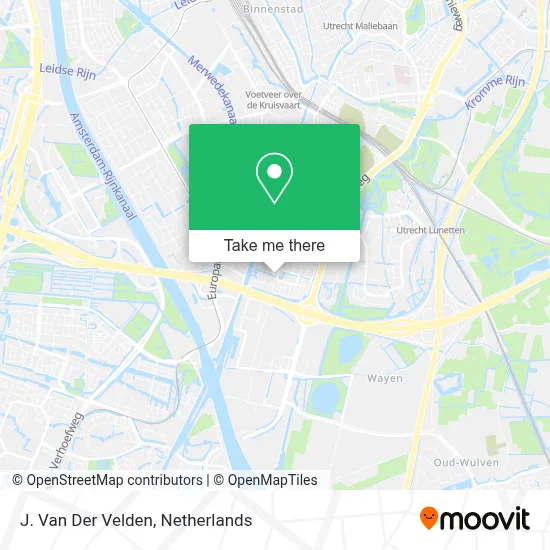 J. Van Der Velden map