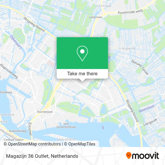 Magazijn 36 Outlet map