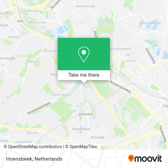 Hoensbeek map