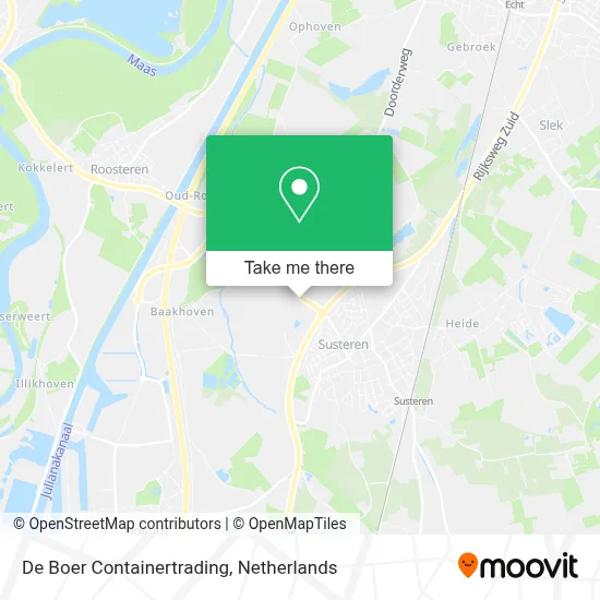 De Boer Containertrading map