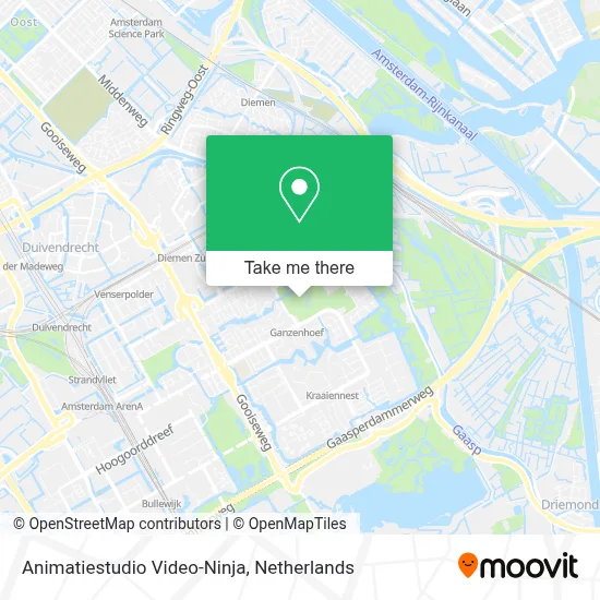 Animatiestudio Video-Ninja map