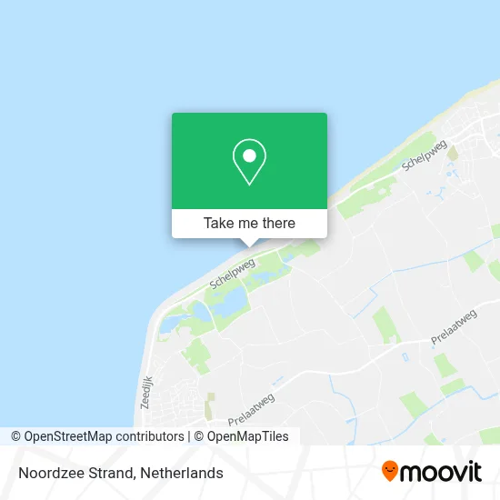 Noordzee Strand map