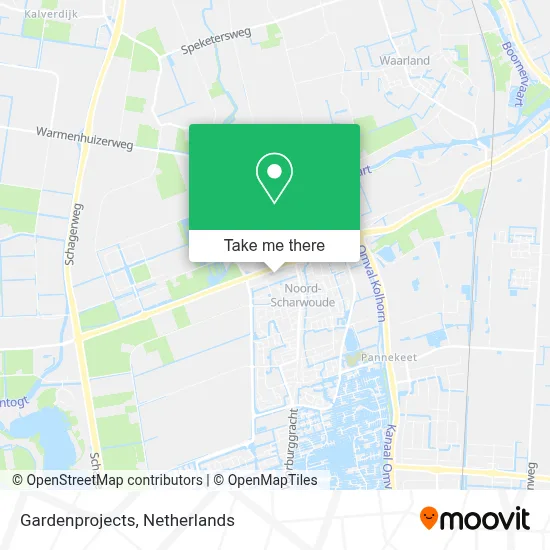Gardenprojects map