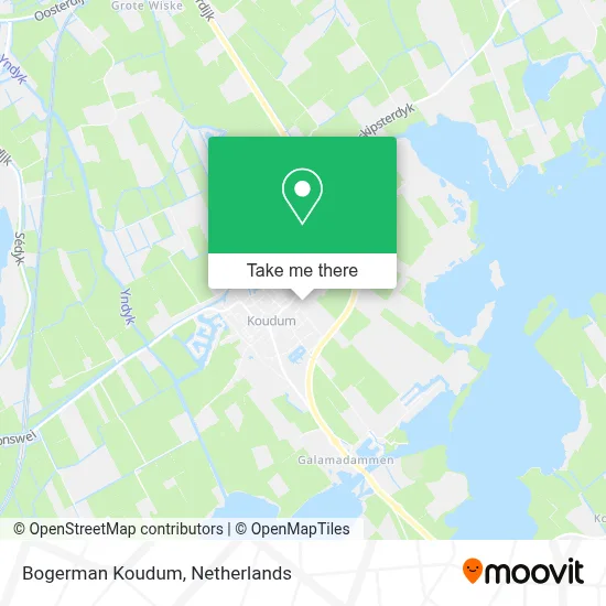 Bogerman Koudum map