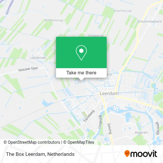 The Box Leerdam map