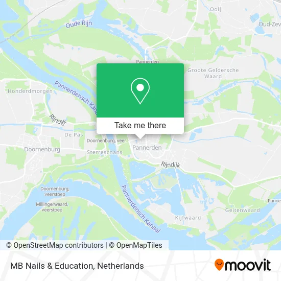 MB Nails & Education map