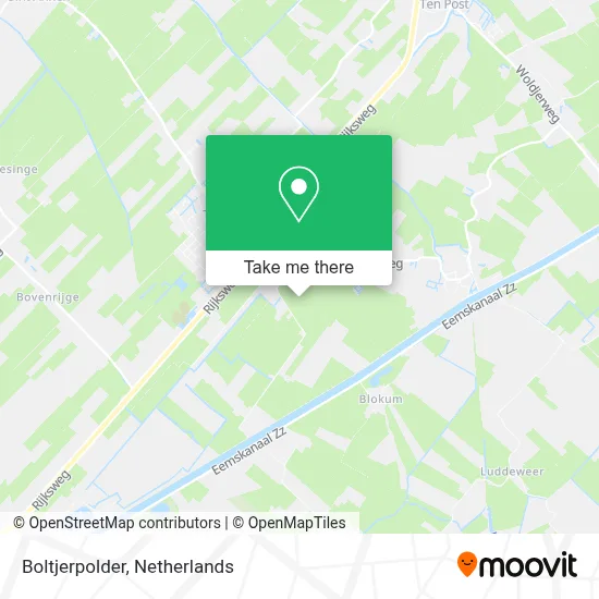 Boltjerpolder Karte