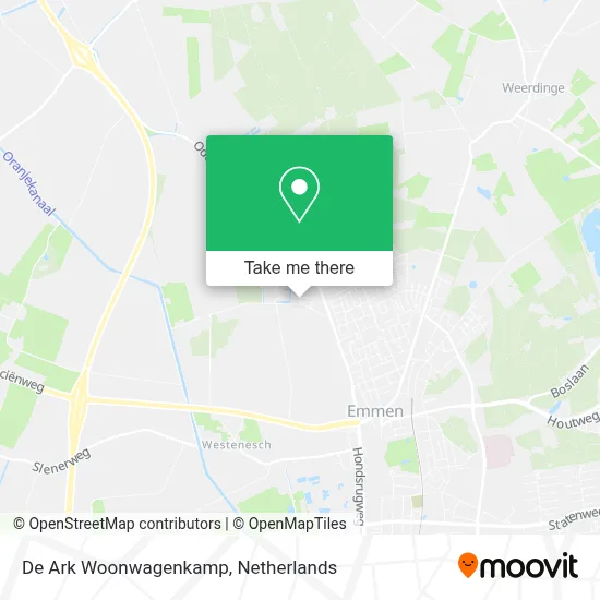De Ark Woonwagenkamp map