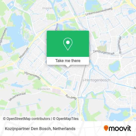 Kozijnpartner Den Bosch map
