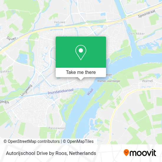 Autorijschool Drive by Roos map