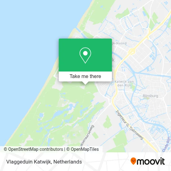 Vlaggeduin Katwijk map