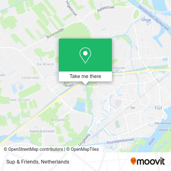 Sup & Friends map
