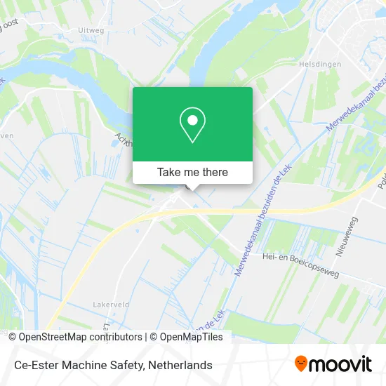 Ce-Ester Machine Safety map