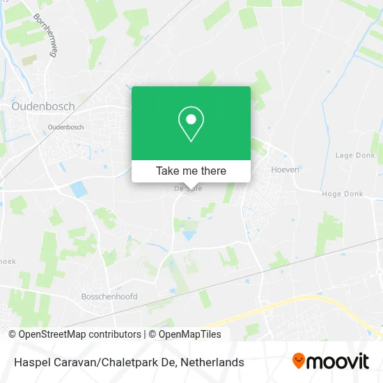 Haspel Caravan/Chaletpark De map