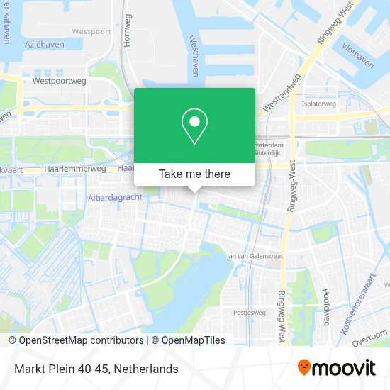 Markt Plein 40-45 map