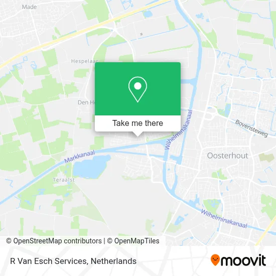 R Van Esch Services map