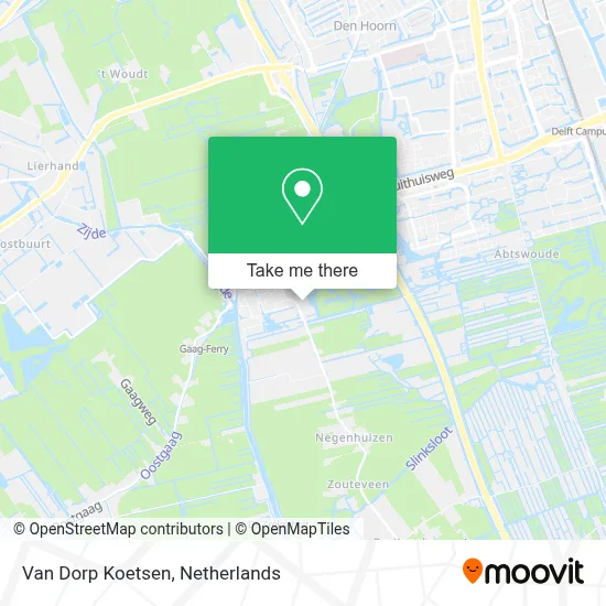 Van Dorp Koetsen map