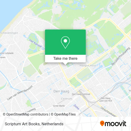 Scriptum Art Books map